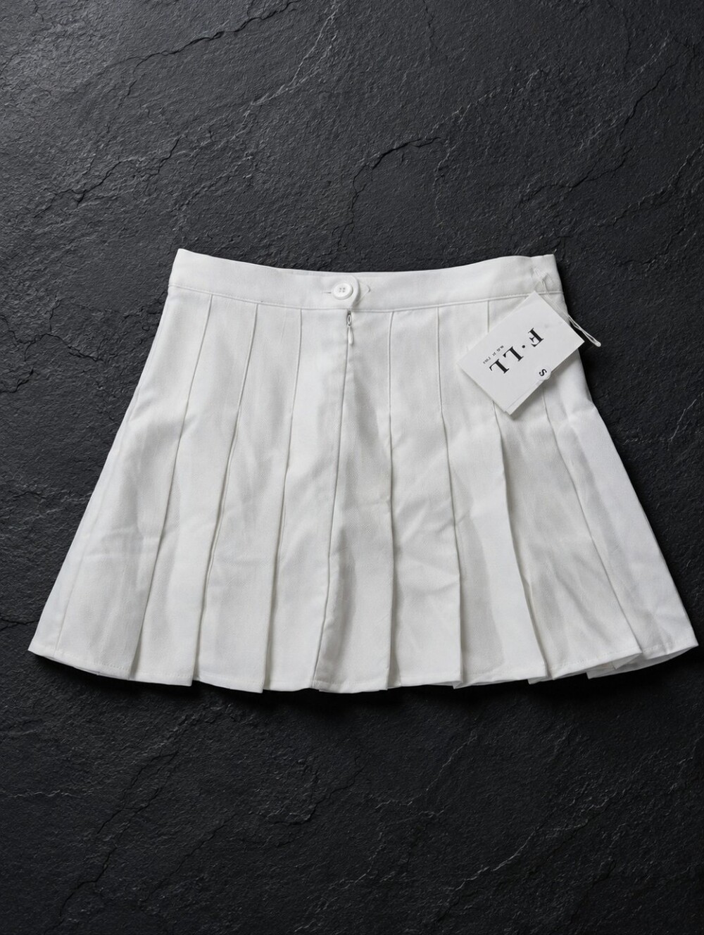 PLEATED Skirt With Interior Shorts. Cotton Blend.